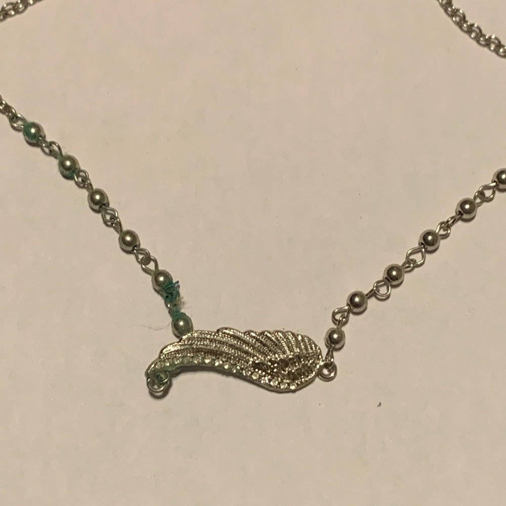 Elegant Silver Wing Necklace